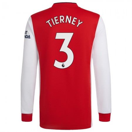 Billiga Fotbollströjor Arsenal Kieran Tierney 3 Hemma tröja 2021/22 Långärmad
